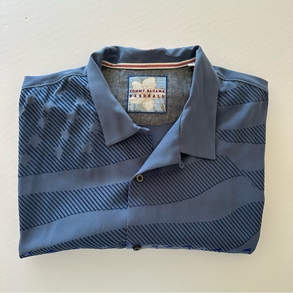 Tommy Bahama New York Mets NY Hawaiian Shirt Mens 3XL Royal 100% Silk - Picture 16 of 16